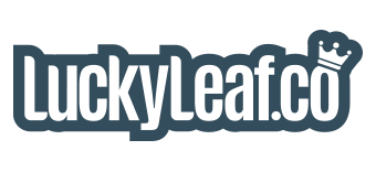 LuckyLeafCo with crown logo